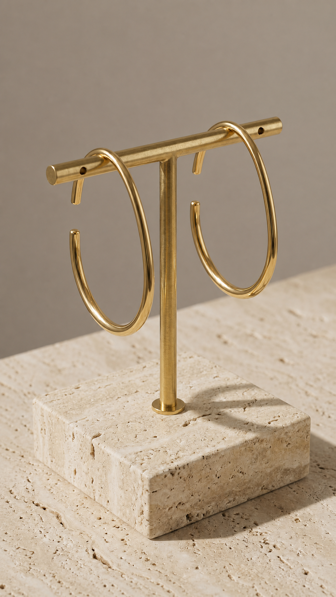 Sculptural Gold Earrings | Dune