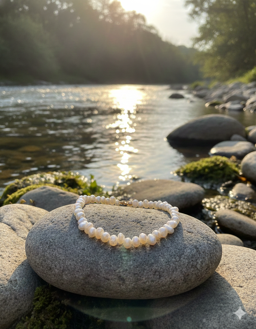 Textured Pearl Bracelet | Ebb+Flow