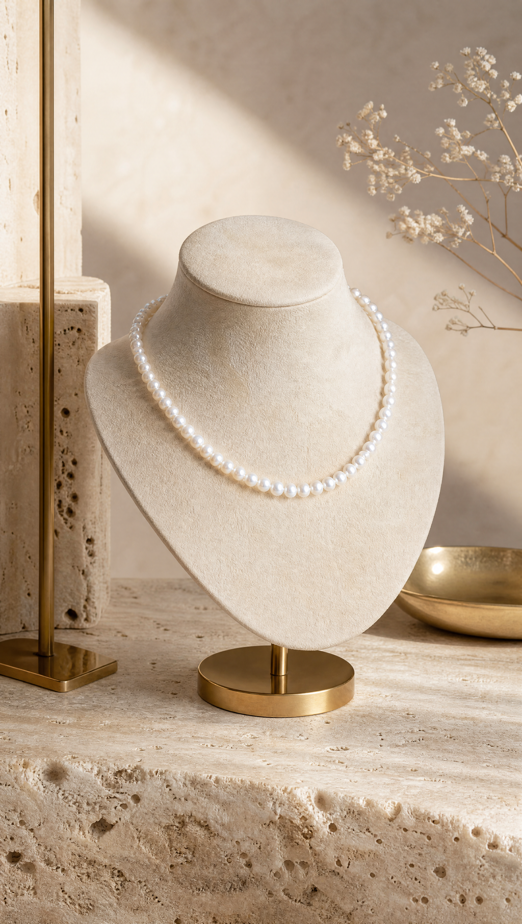Textured Pearl Necklace | Ebb+Flow