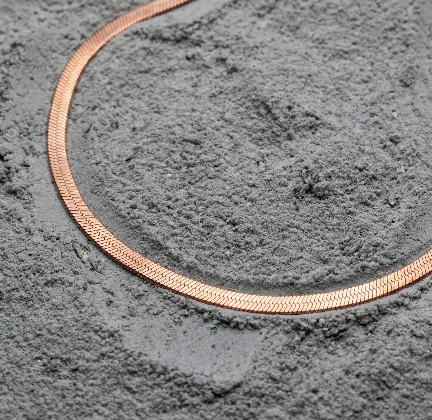 Weave Gold Herringbone Necklace | Terrene