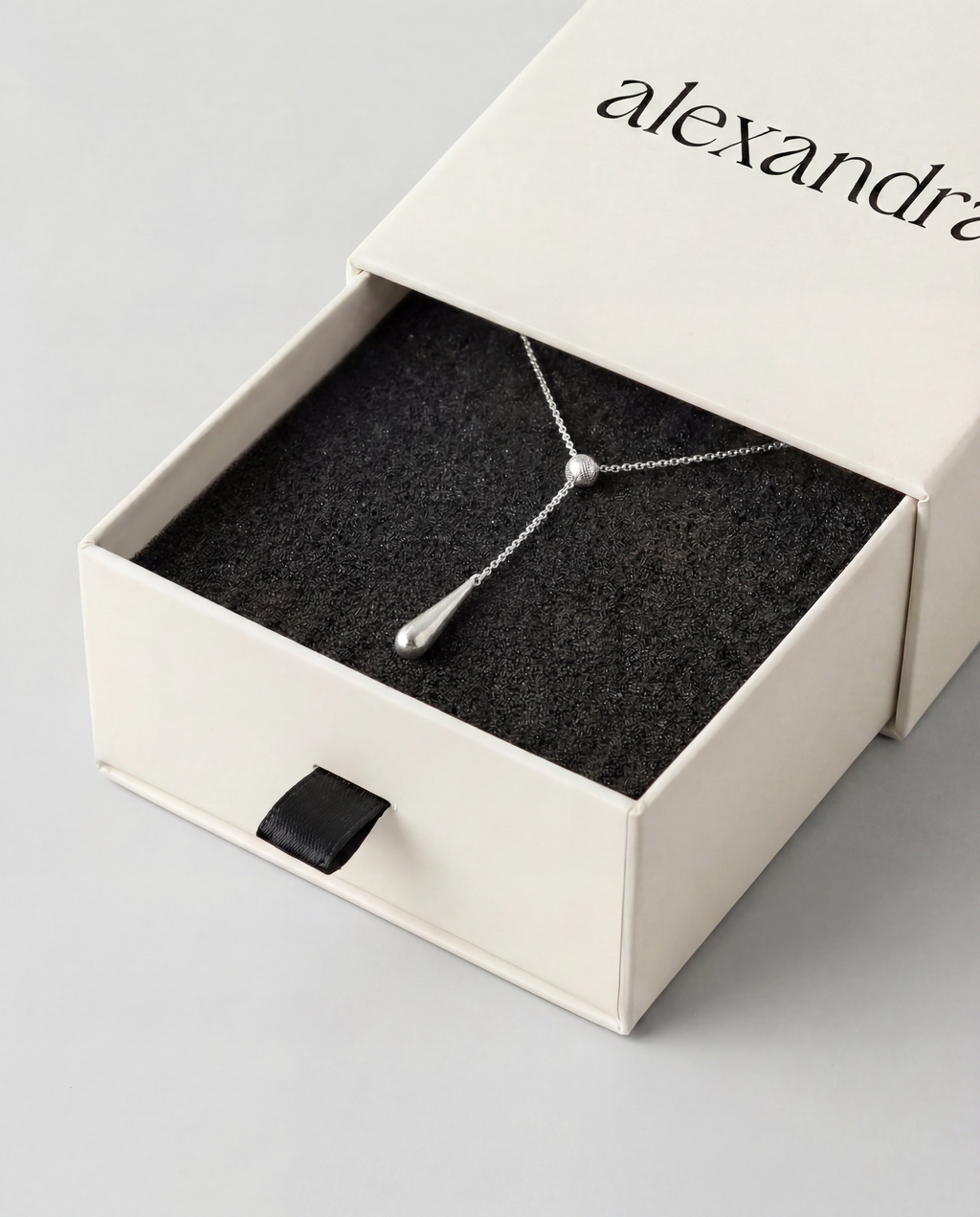 Silver Lariat Necklace | Aestra Australis
