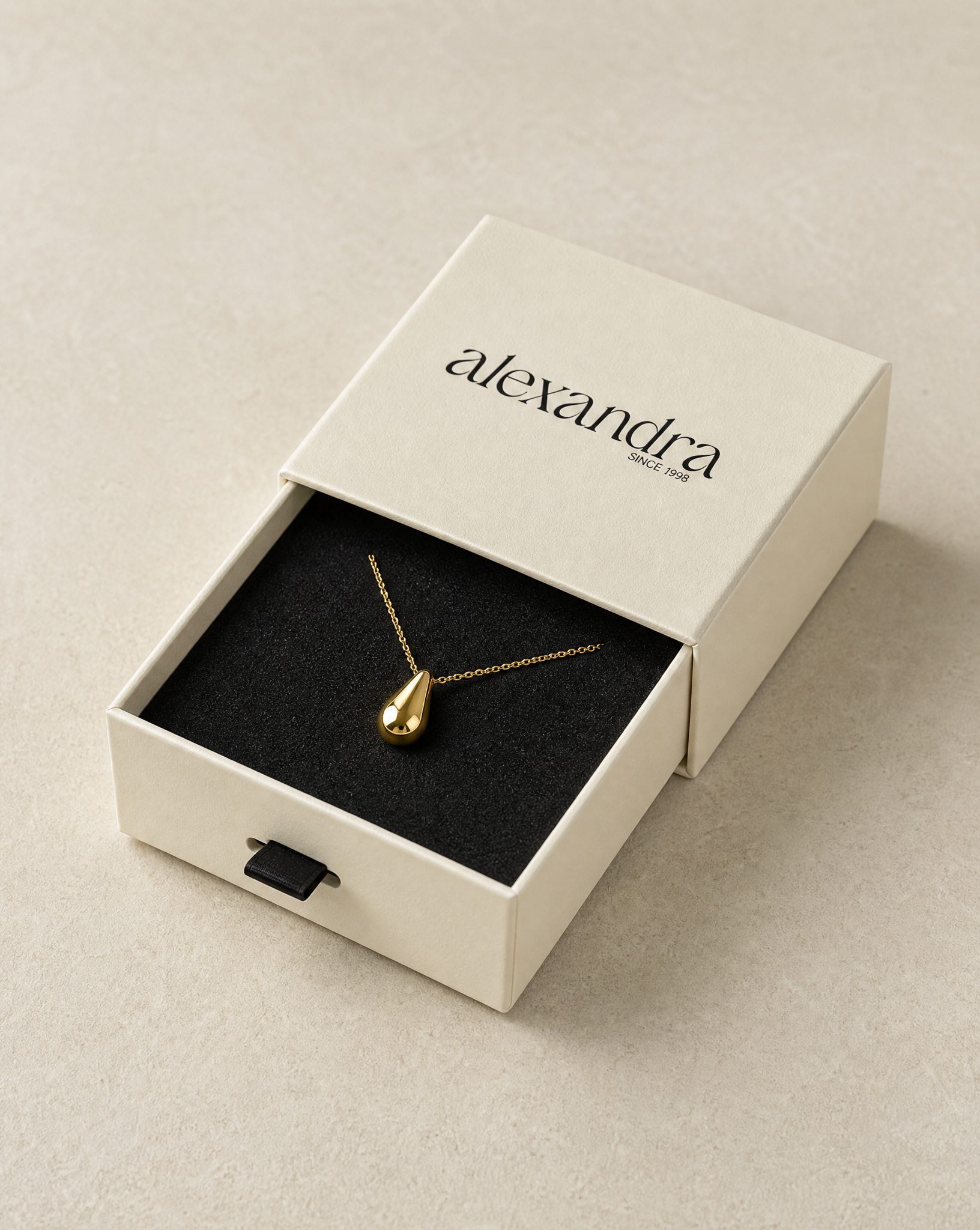 Gold Droplet Necklace | Terra Relic