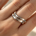 Twin Silver Band Ring | The Rill