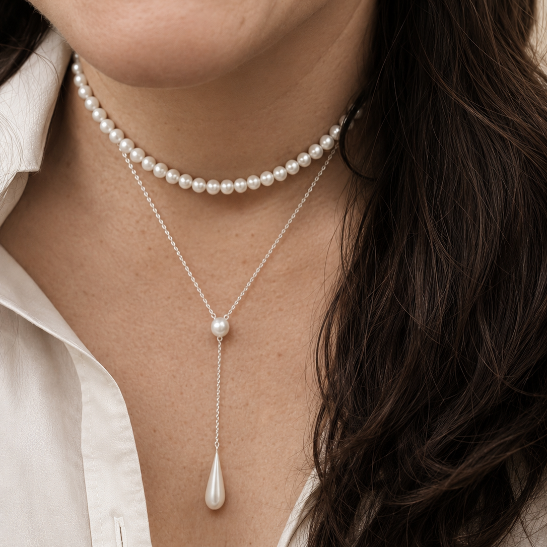 Textured Pearl Necklace | Ebb+Flow
